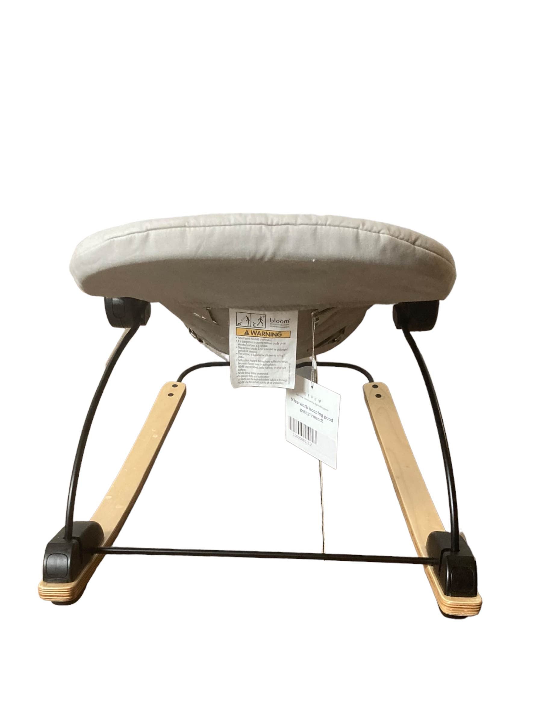  Bloom Coco Go 3-in-1 Bouncer, Frost Grey Organic