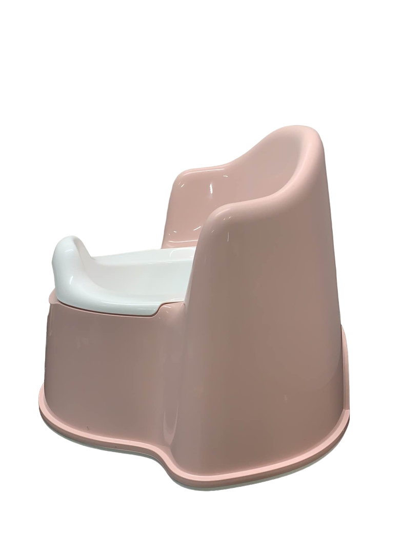  BabyBjorn Potty Chair, Powder Pink/White