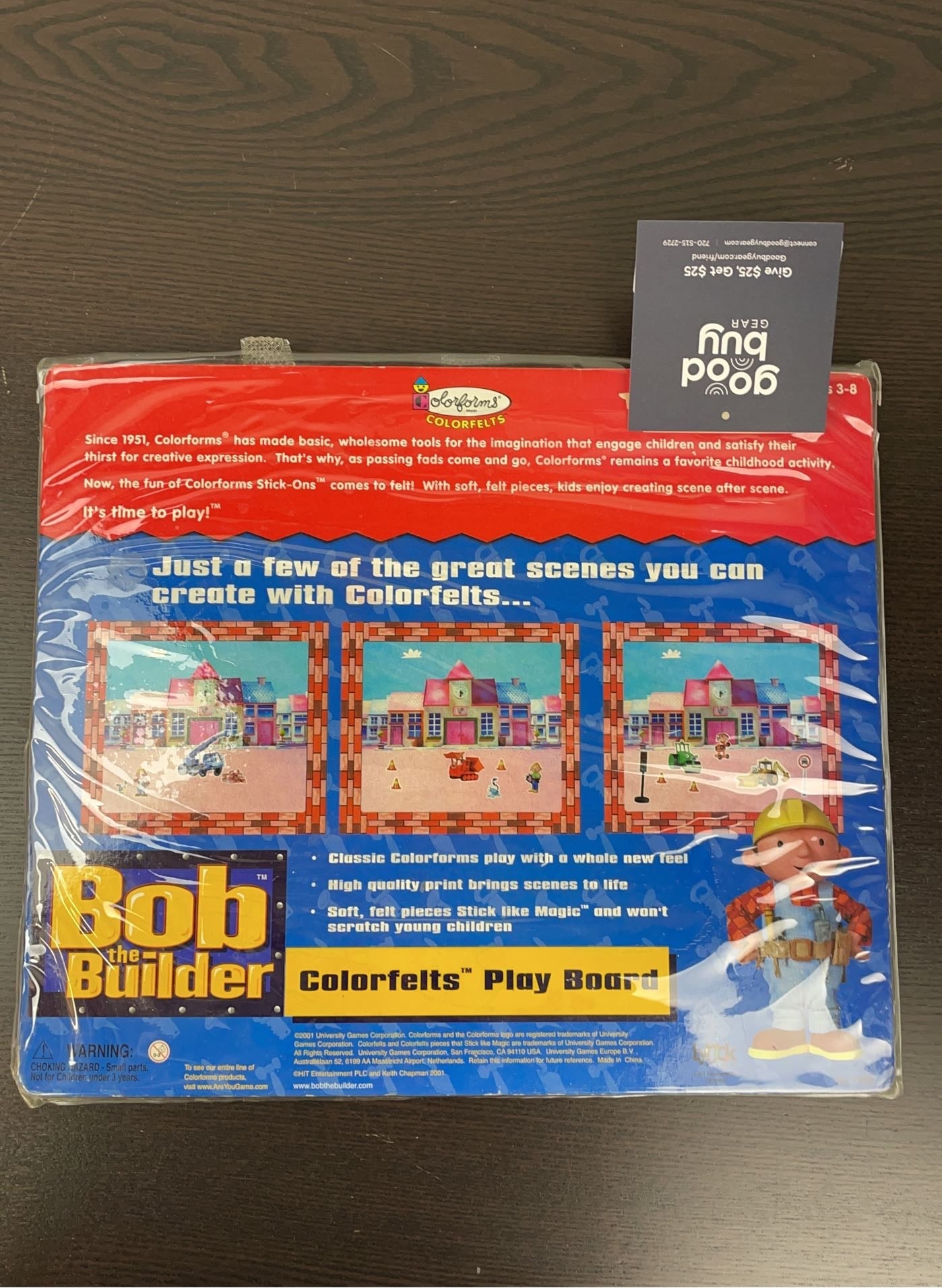  Colorforms Colorfelts Play Board Bob The Builder