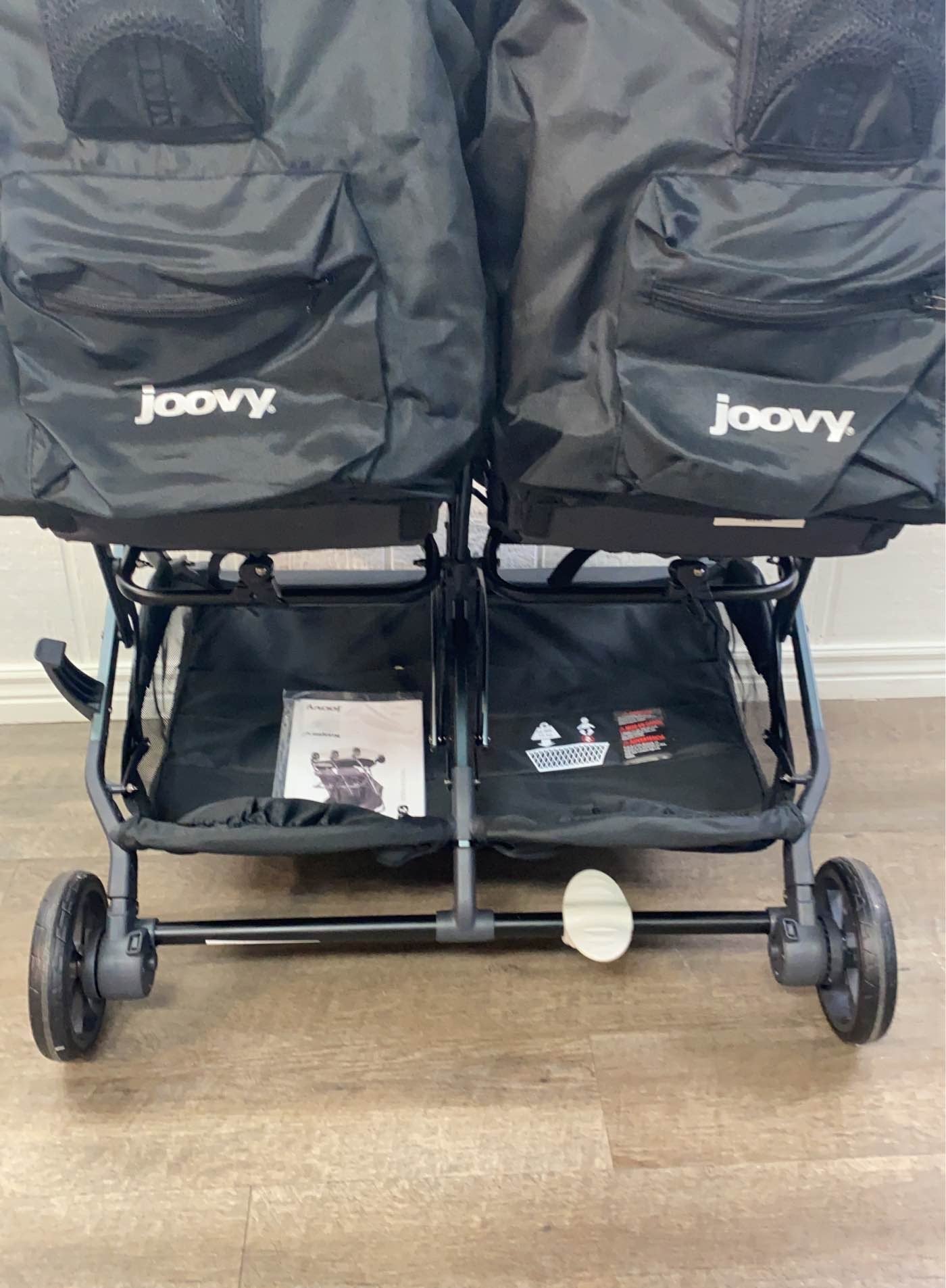  Joovy Kooper X2 Double Stroller, Forged Iron, 2021
