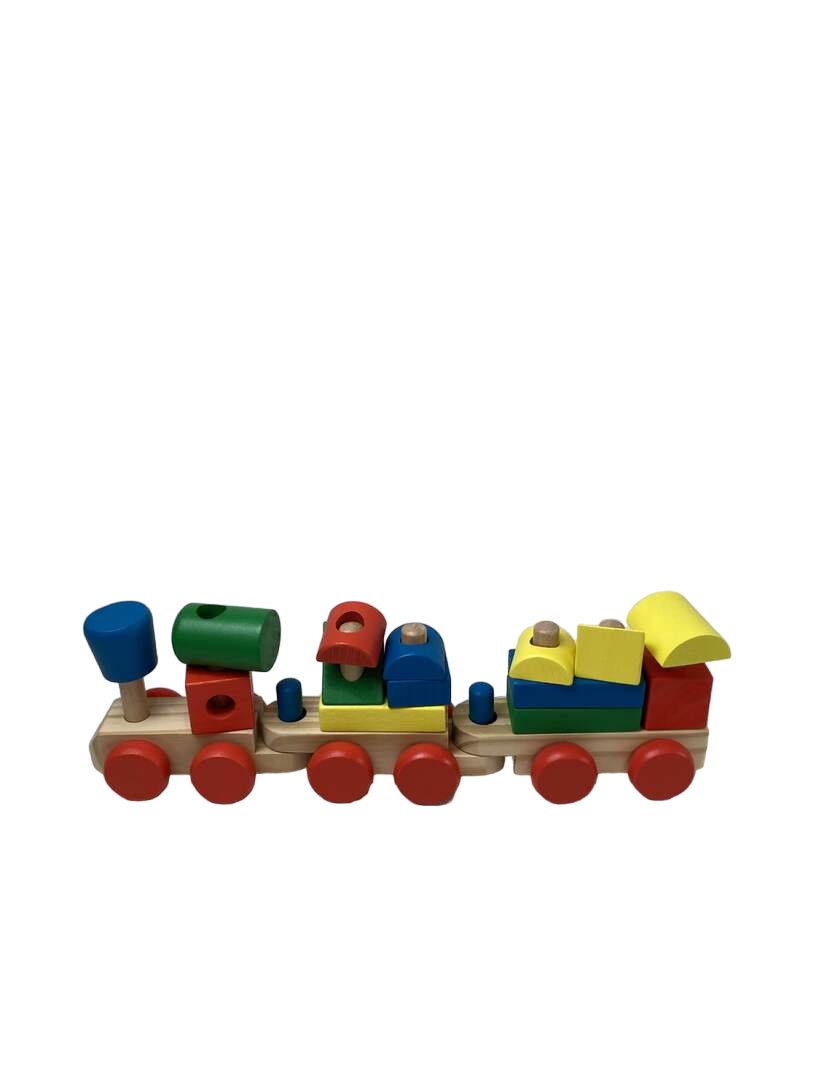  Melissa & Doug Stacking Train Toddler Toy