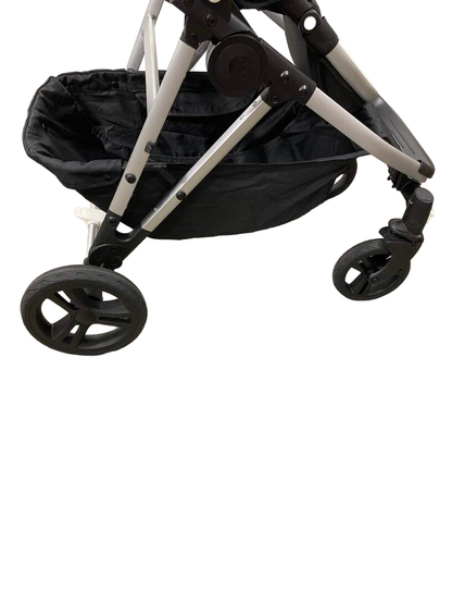  Mockingbird Single To Double Stroller, 2023, Silver With Penny Leather, Windowpane, Black