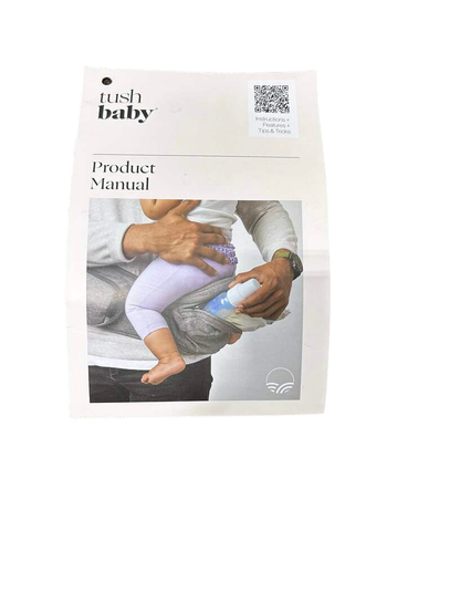  TushBaby Hip Baby Carrier, Charcoal