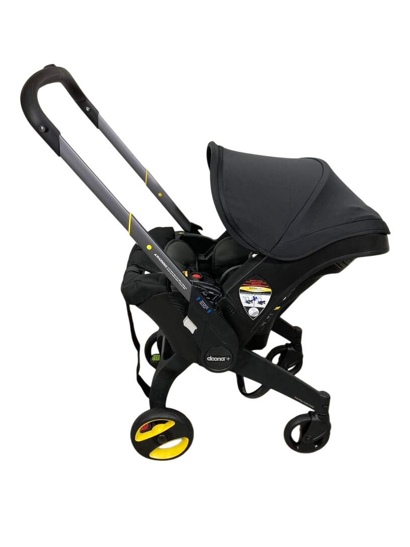  Doona Infant Car Seat & Stroller Combo, Nitro Black, 2023