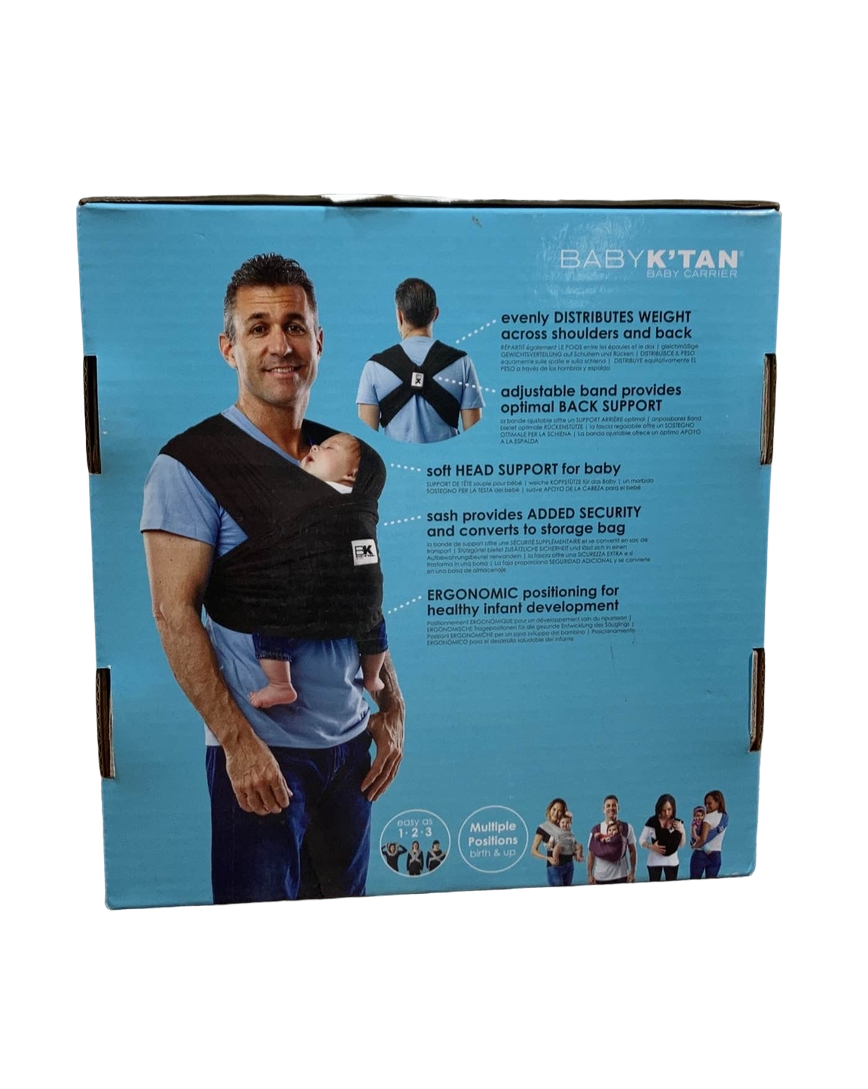  Baby K'tan Baby Carrier, X-Large, Eggplant, Cotton
