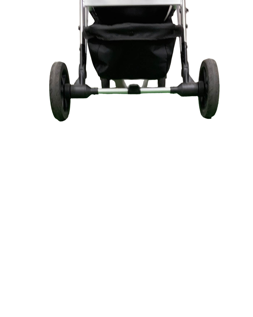  Mockingbird Single 2.0 Stroller, 2023, Silver With Penny Leather, Windowpane, Sage