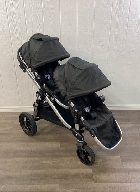  Baby Jogger City Select Double Stroller, Black, 2015