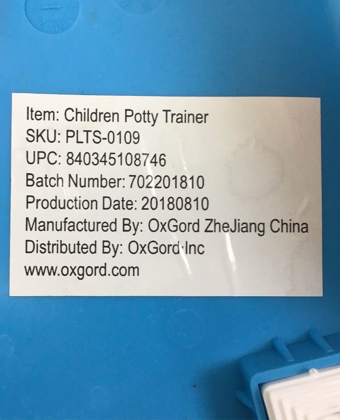  OxGord Potty Seat With Ladder