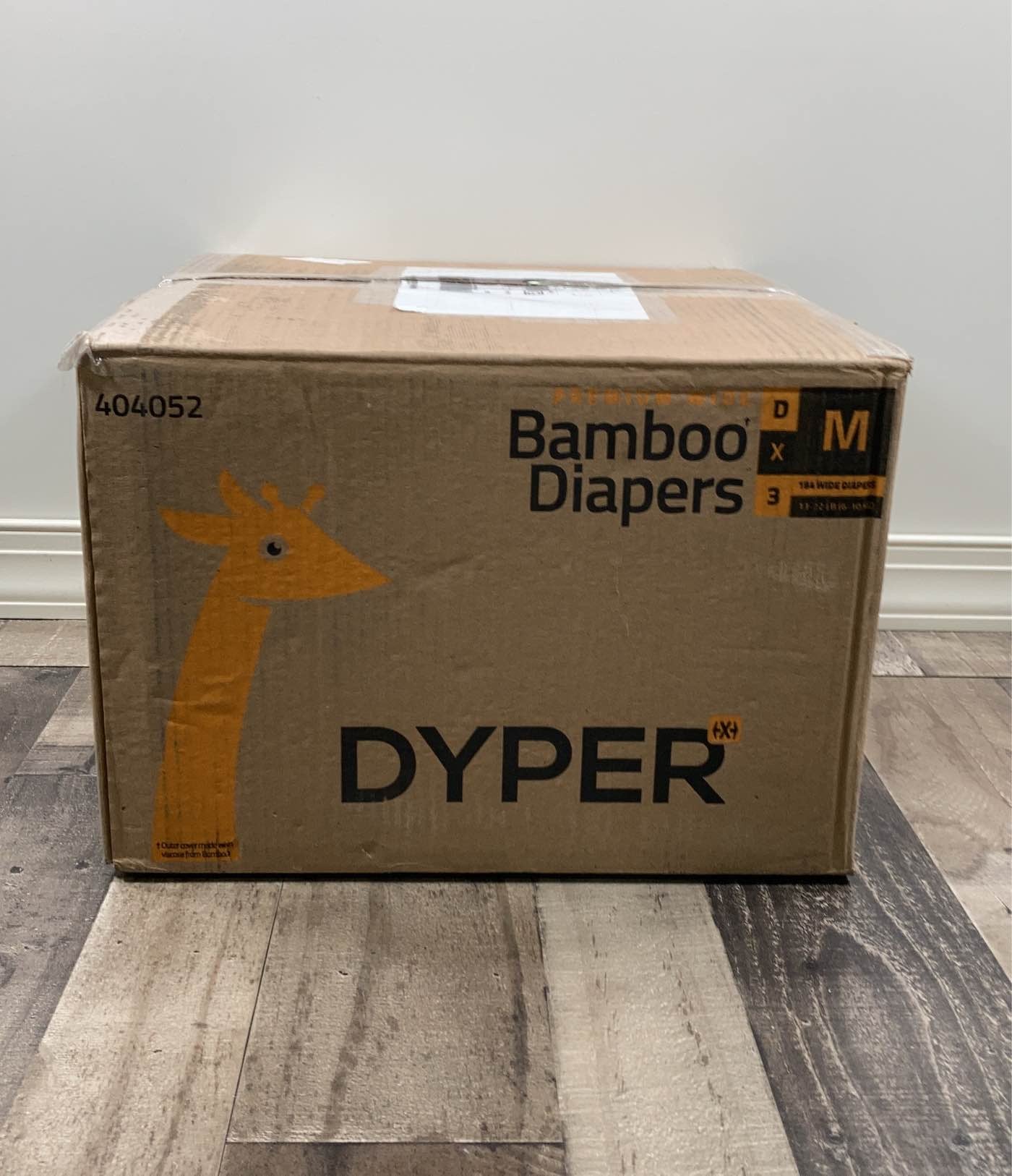  DYPER Bamboo Diaper, Medium, 184 Count