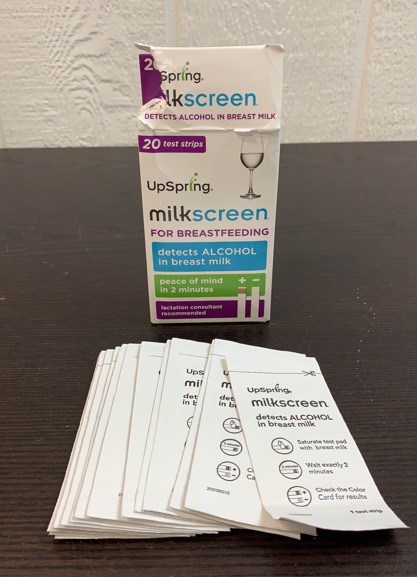  Upspring Milkscreen Disposable Breastmilk Home Test Strips