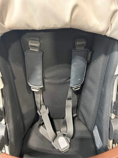  UPPAbaby VISTA V2 Double Stroller, 2020, Stella (Grey Brushed Melange)