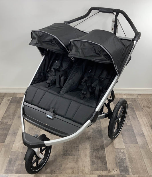  Thule Urban Glide 2 Double Stroller, 2021, Jet Black