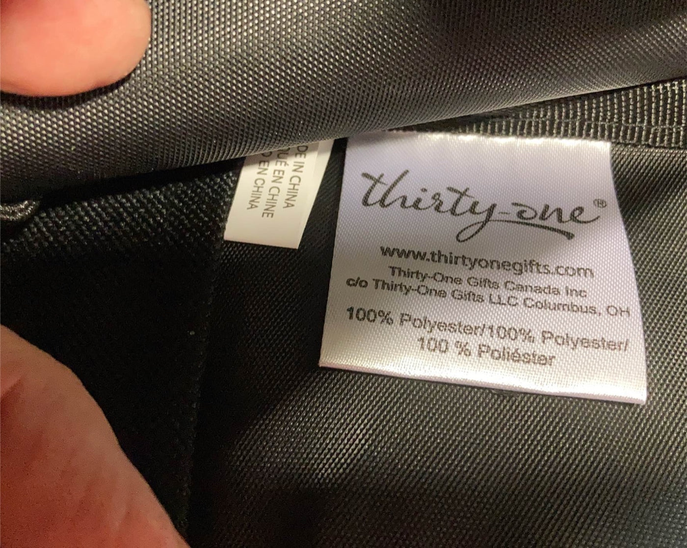  Thirty-one Everyday Essentials Tote Charcoal Crosshatch, Charcoal