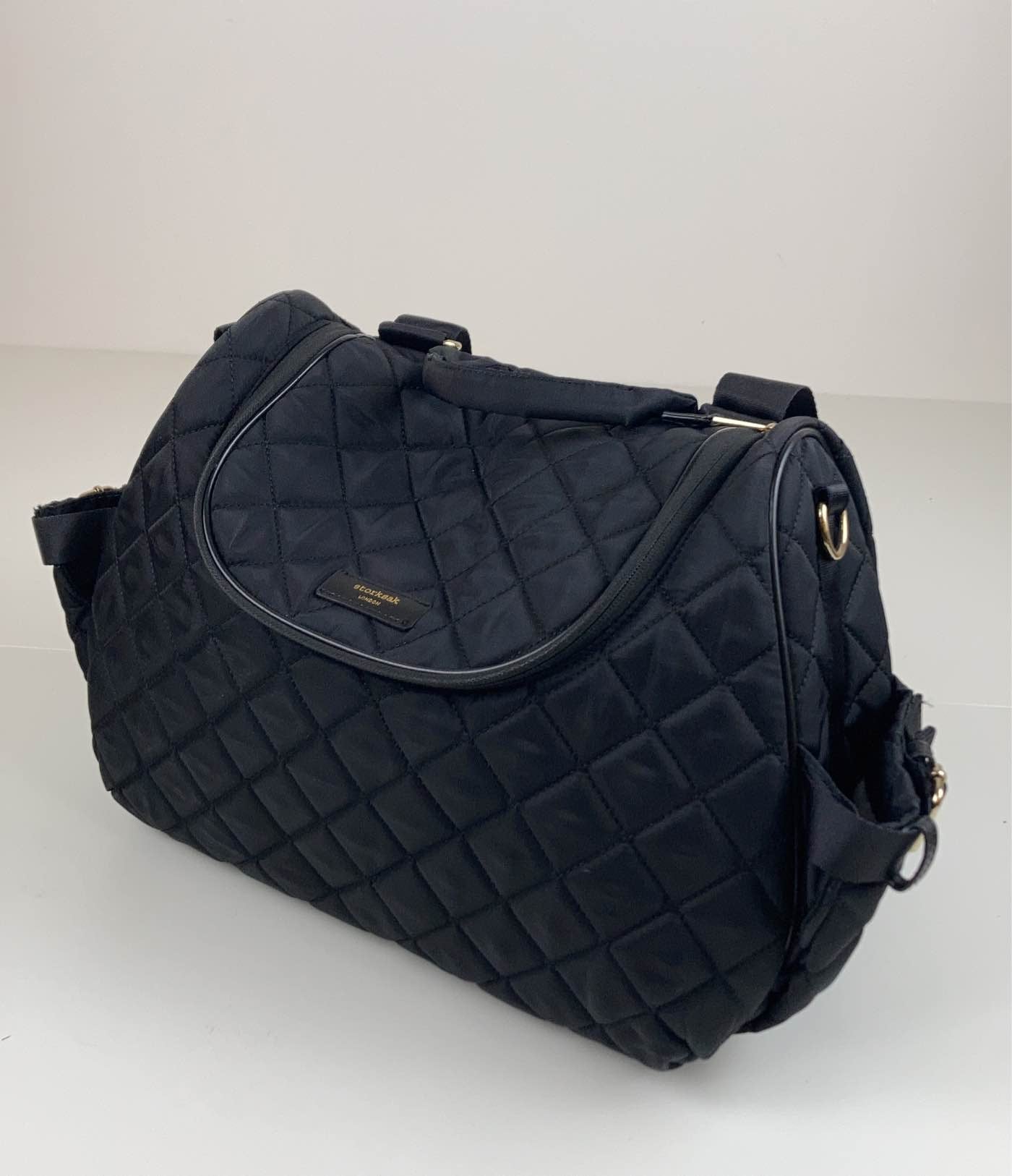  StorkSak Poppy Luxe Convertible Backpack With Food & Bottle Bag