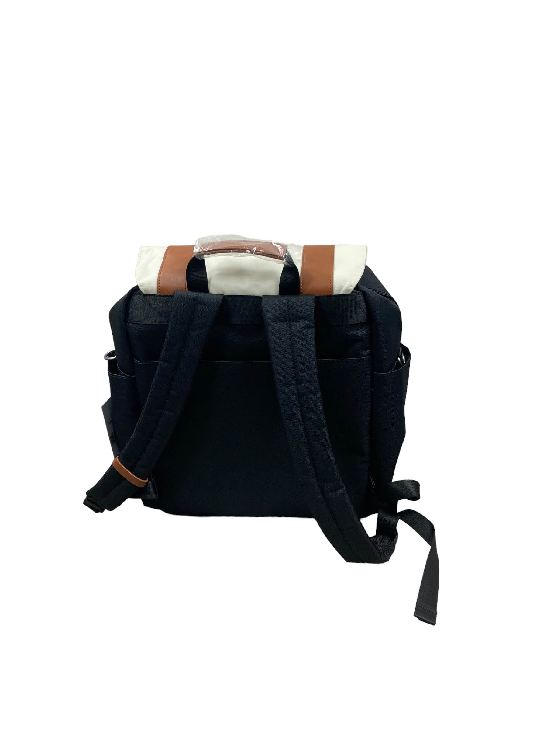  JJ Cole Bloomfield Modular Knapsack Diaper Bag, Ivory And Onyx