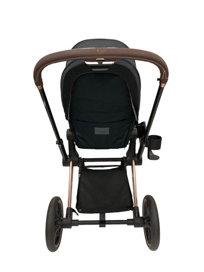  Cybex PRIAM Stroller, 2018, Rosegold, Deep Black