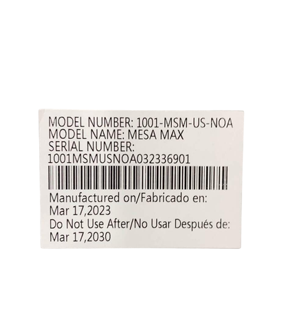  UPPAbaby MESA MAX Infant Car Seat And Base, 2023, DualTech Noa Navy