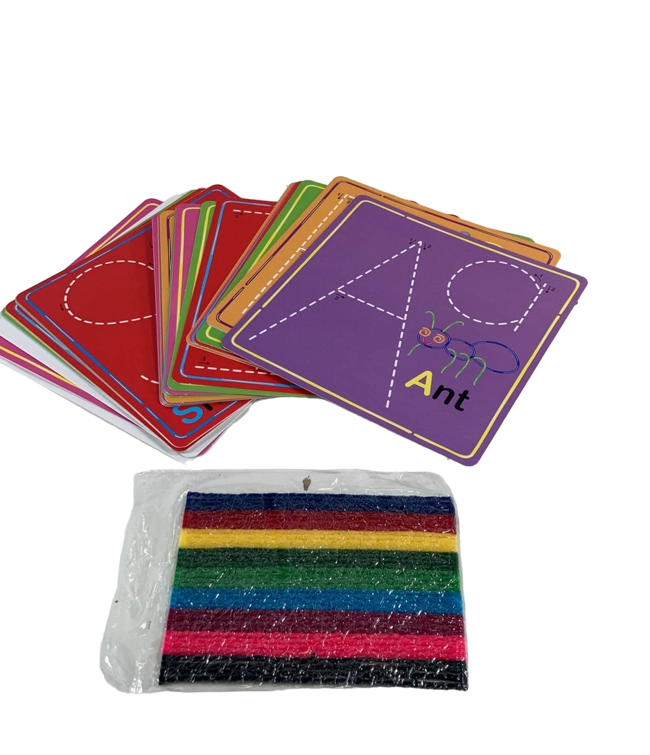  Wikki Stix Alphabet Cards