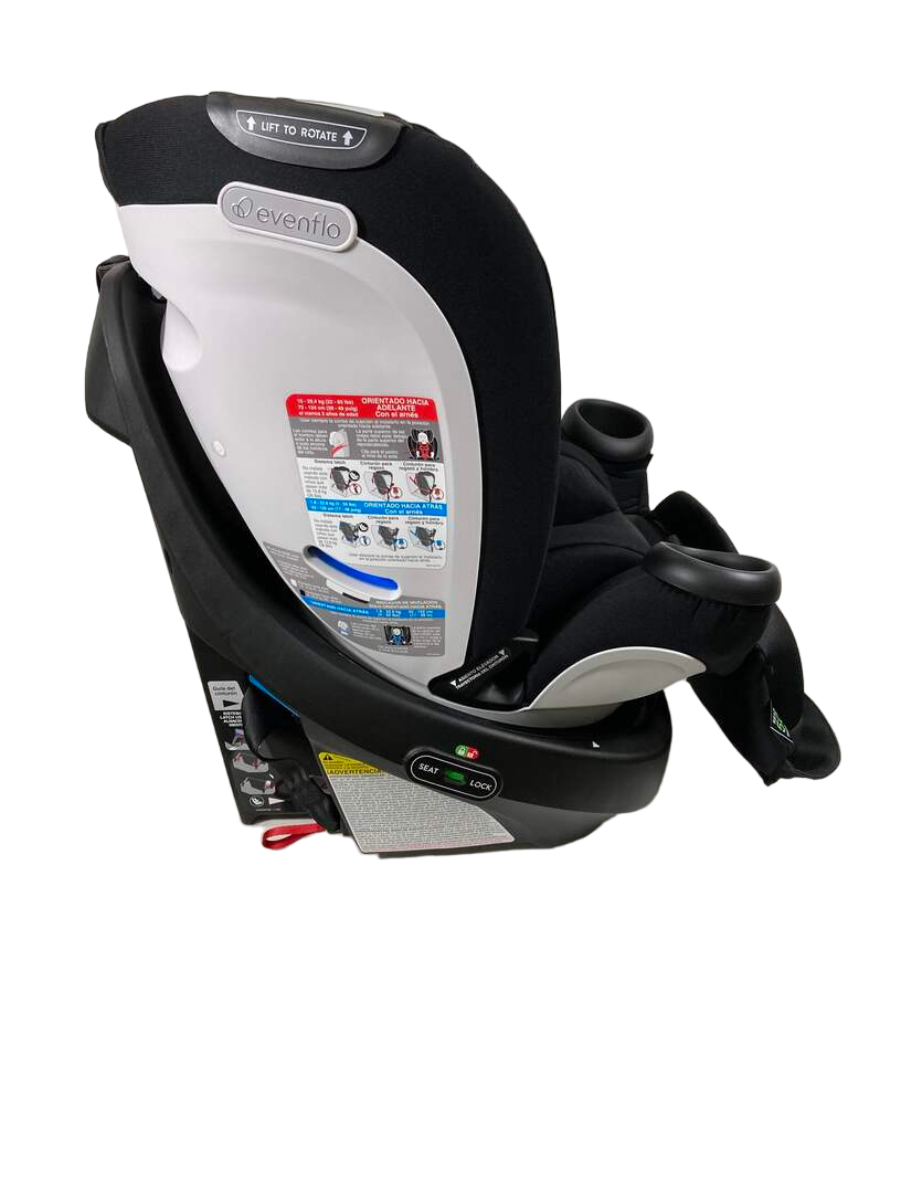  Evenflo Gold Revolve 360 Extend All-in-one Rotational Car Seat With SensorSafe, Onyx, 2023