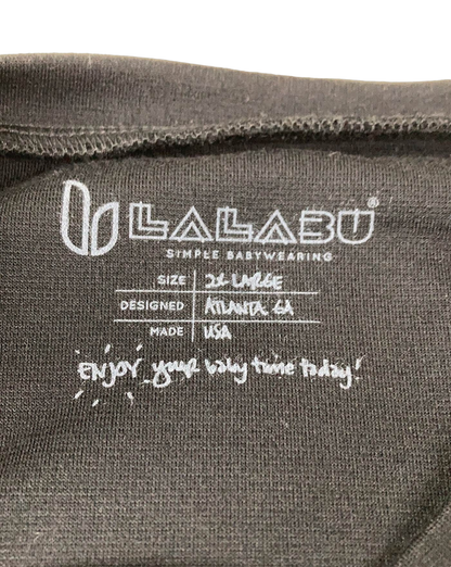  Lalabu Soothe Shirt Baby Carrier, XX-Large, Pure Black