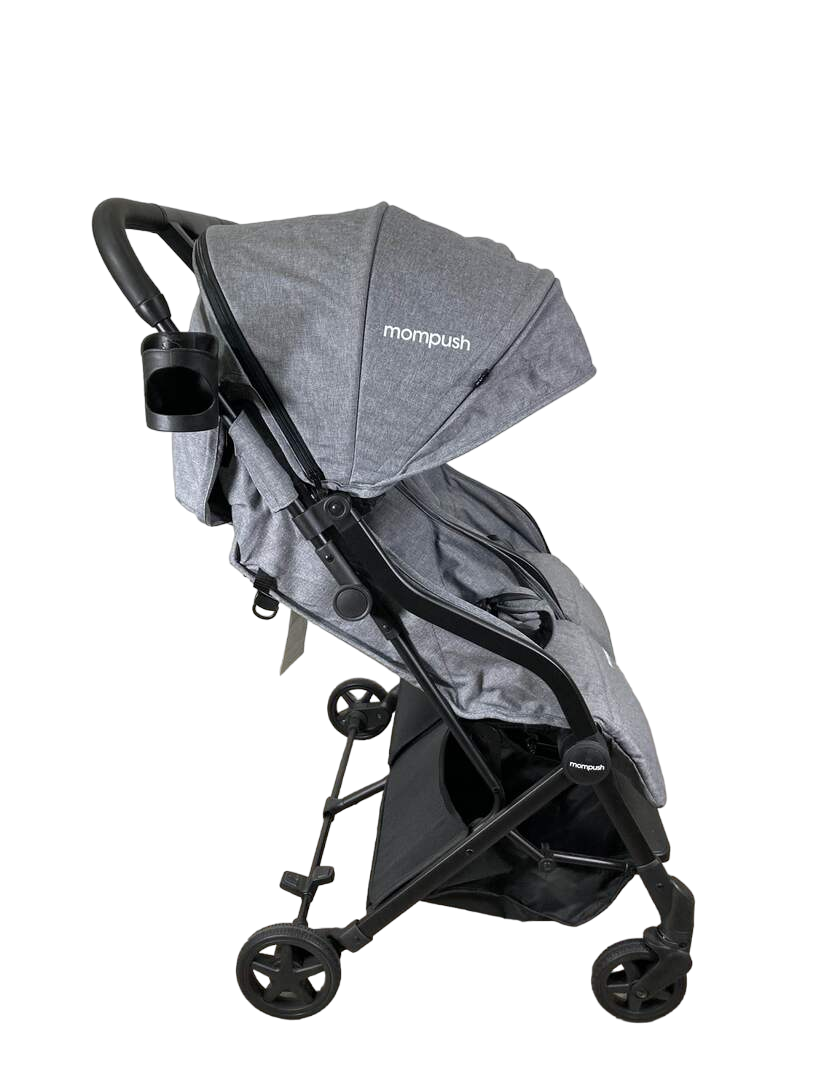  Mompush Lithe Double Stroller, 2021, Grey