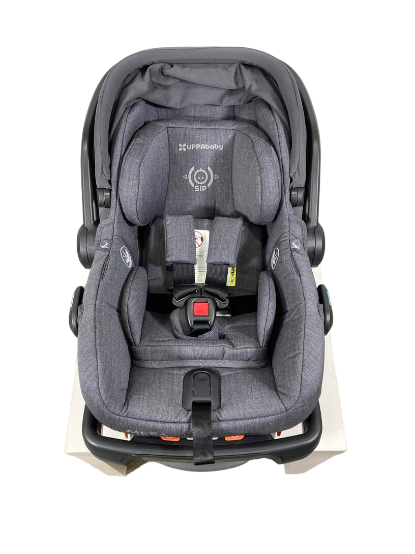  UPPAbaby MESA V2 Infant Car Seat, 2023, Greyson (Charcoal Melange Merino Wool)