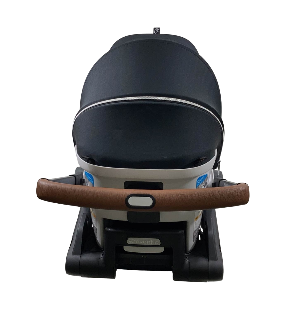  Evenflo Gold Shyft Dual Ride Infant Car Seat Stroller Combo, 2023, Onyx Black