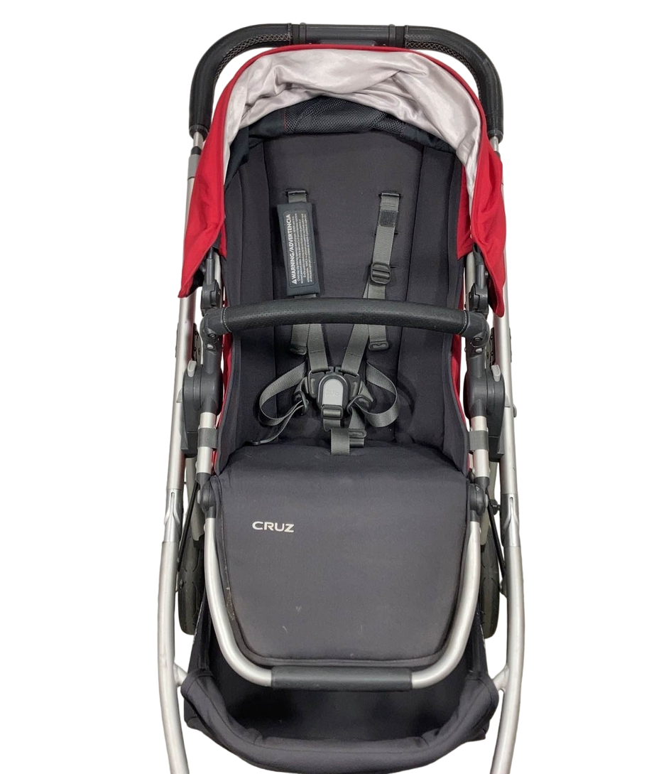  UPPAbaby CRUZ Stroller, 2017, Denny (Red)