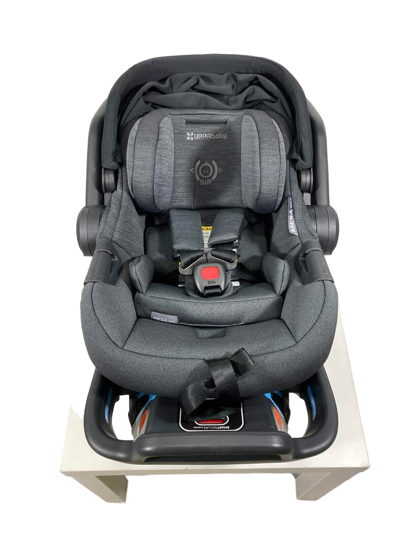  UPPAbaby MESA MAX Infant Car Seat And Base, Jake Charcoal, 2022