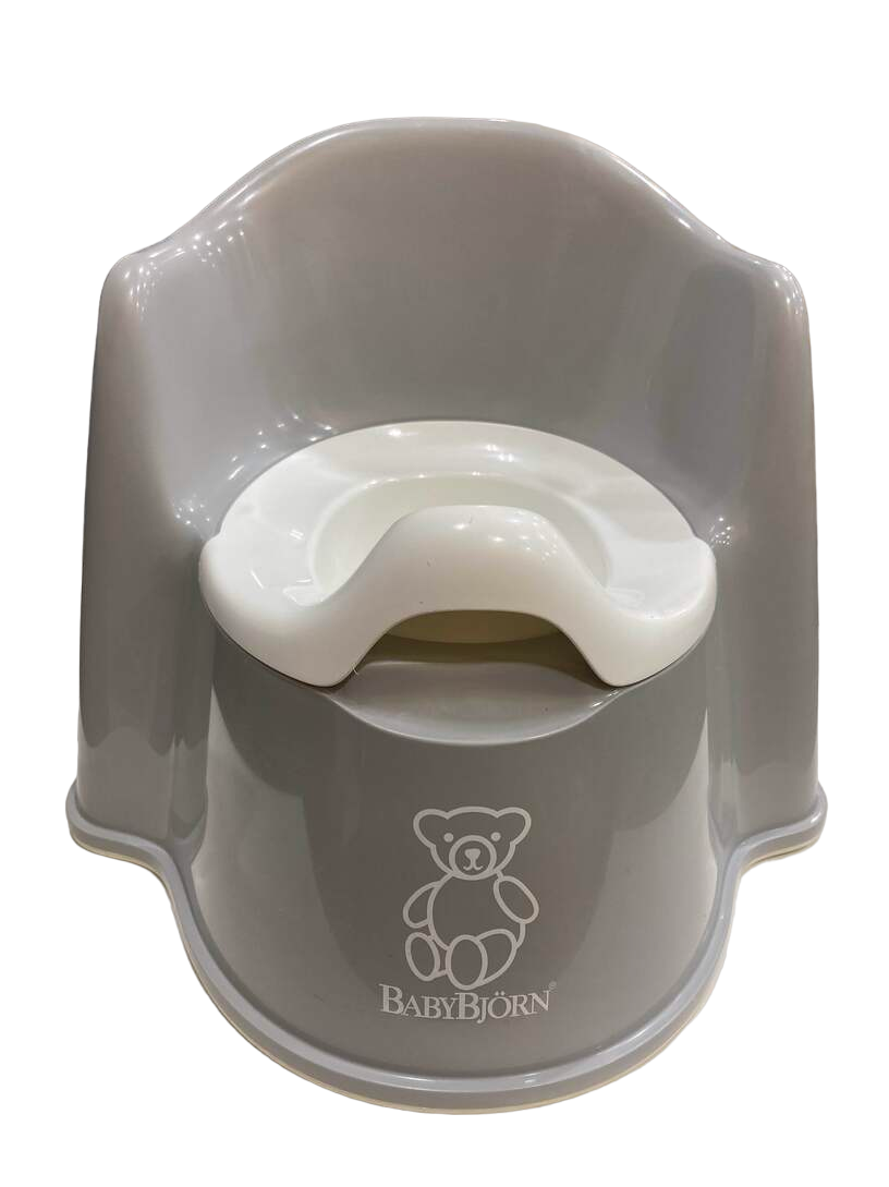  BabyBjorn Potty Chair, Gray/White