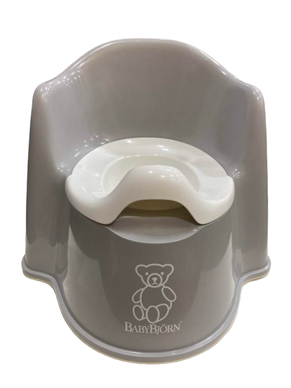  BabyBjorn Potty Chair, Gray/White