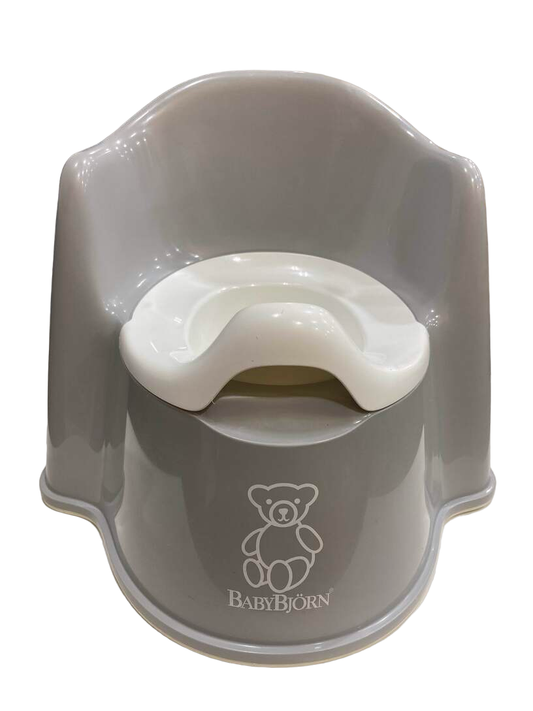  BabyBjorn Potty Chair, Gray/White