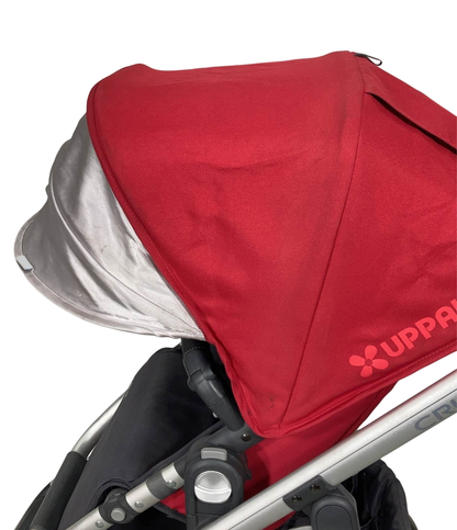 UPPAbaby CRUZ Stroller, 2017, Denny (Red)
