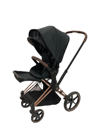  Cybex PRIAM Stroller, 2018, Rosegold, Deep Black