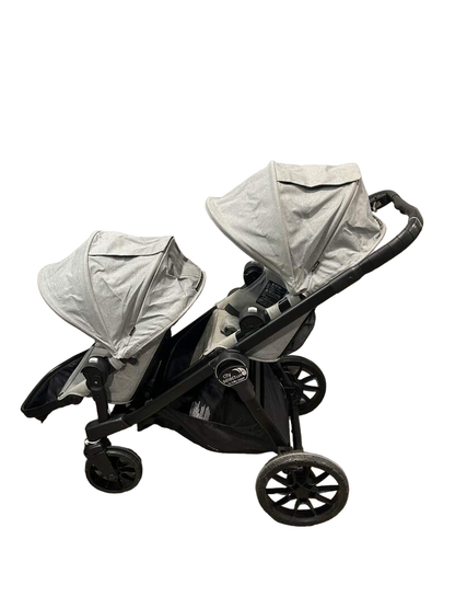  Baby Jogger City Select Lux Double Stroller, 2019, Slate