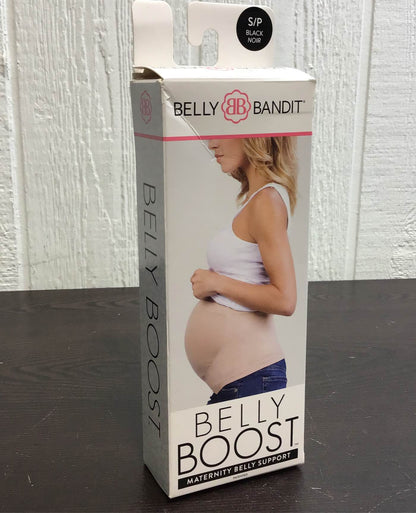  Belly Bandit Belly Boost Pregnancy Support Wrap, S (4-6), Black