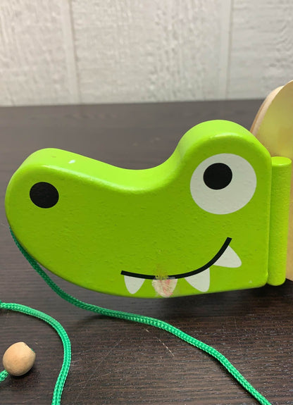  Hey! Play! Wooden Alligator Pull Toy