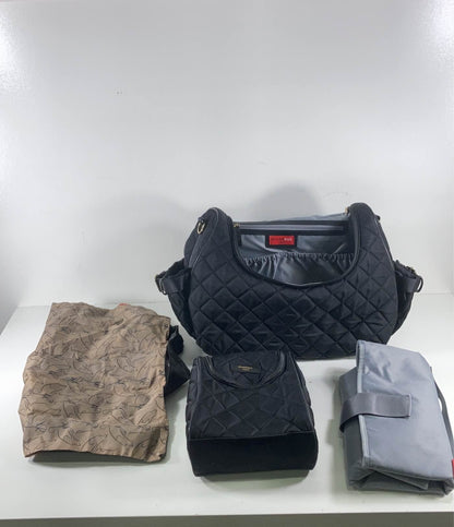  StorkSak Poppy Luxe Convertible Backpack With Food & Bottle Bag