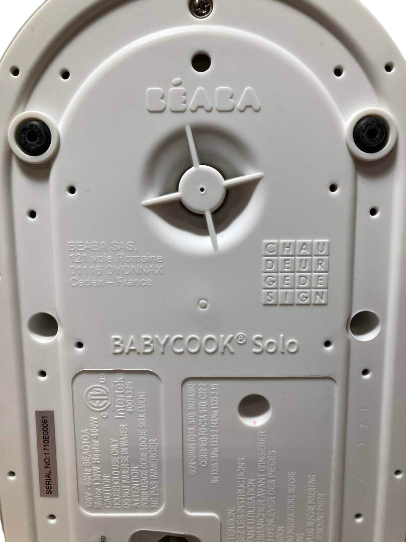  Beaba Babycook Solo 4-in-1 Baby Food Maker, Cloud