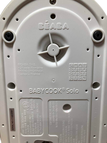  Beaba Babycook Solo 4-in-1 Baby Food Maker, Cloud