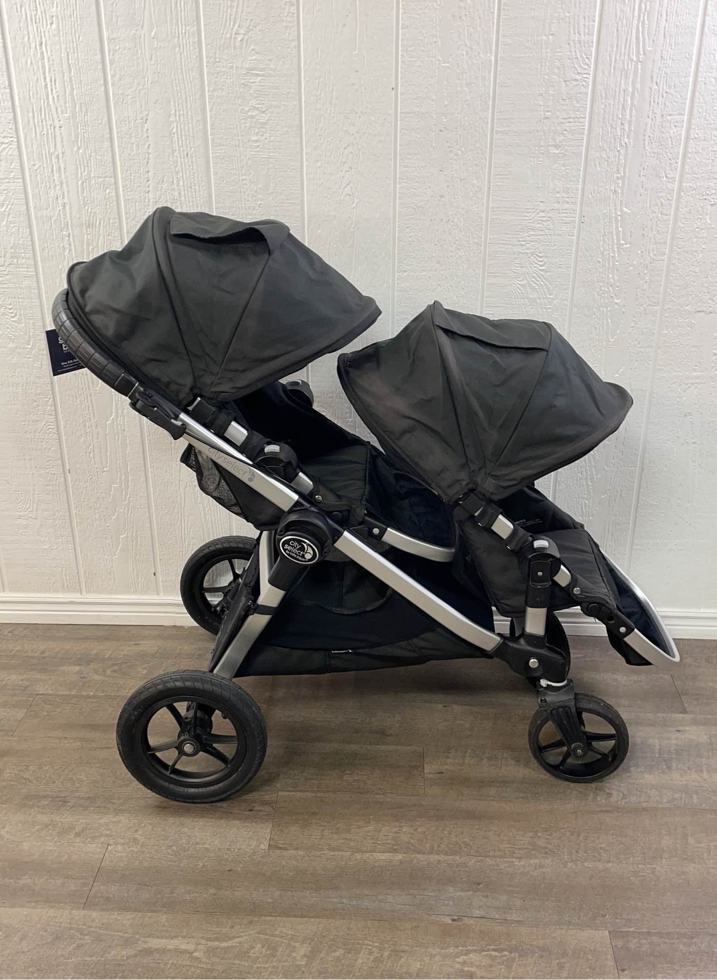  Baby Jogger City Select Double Stroller, Black, 2015