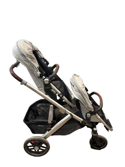  UPPAbaby VISTA V2 Double Stroller, 2020, Stella (Grey Brushed Melange)