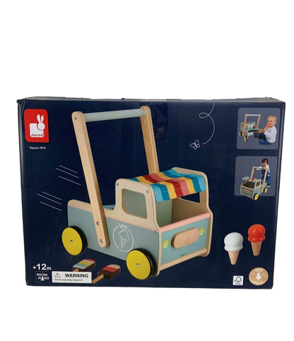  Janod Ice Cream Cart Push Along Trolley