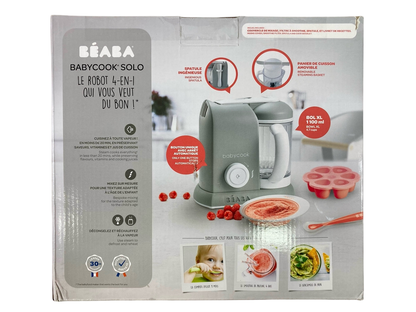  Beaba Babycook Solo 4-in-1 Baby Food Maker, Grey
