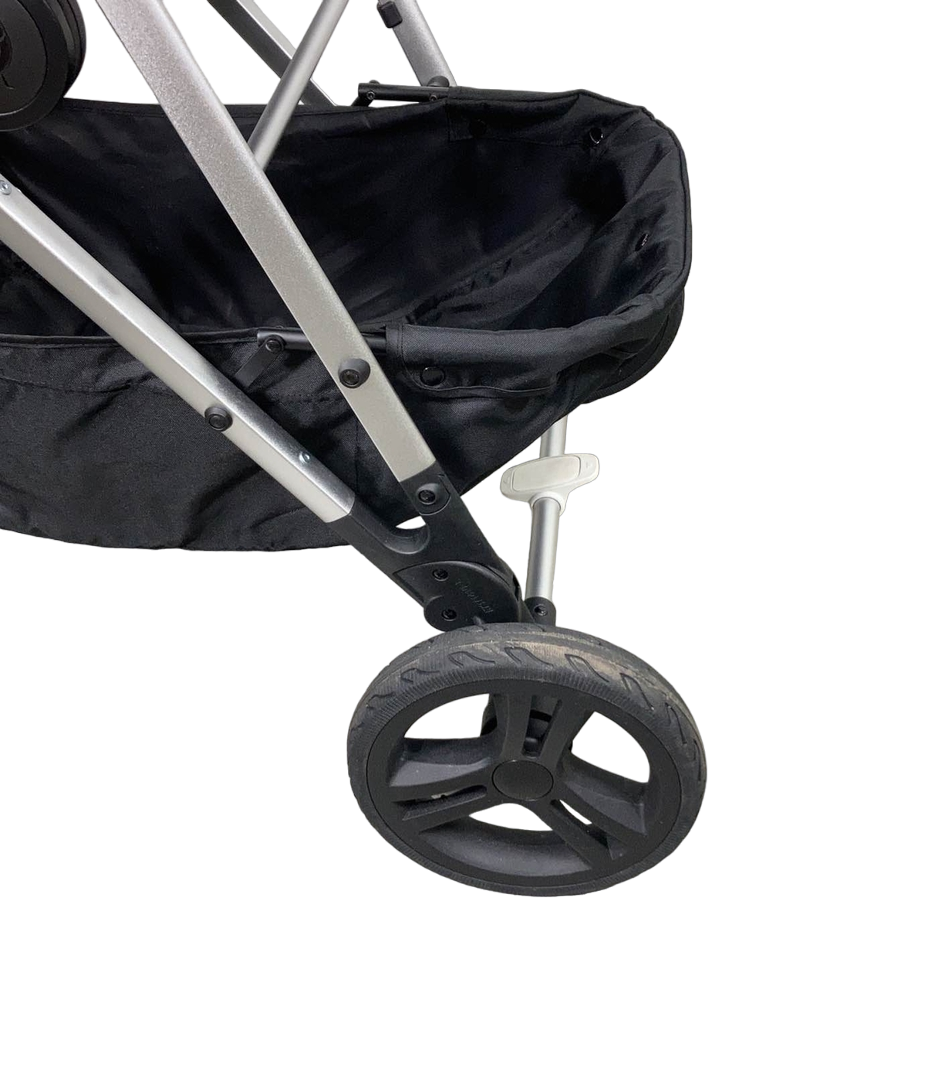  Mockingbird Single To Double Stroller, 2022, Silver With Penny Leather, Windowpane, Bloom