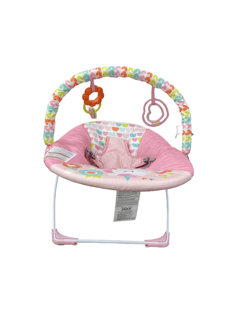  Bright Starts Vibrating Baby Bouncer, Fanciful Fantasy Unicorn