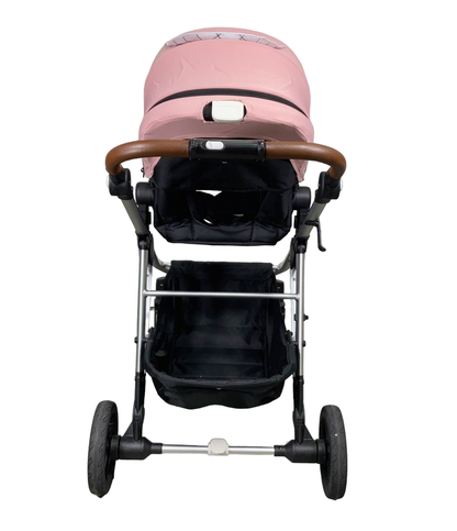  Mockingbird Single To Double Stroller, 2022, Silver With Penny Leather, Windowpane, Bloom