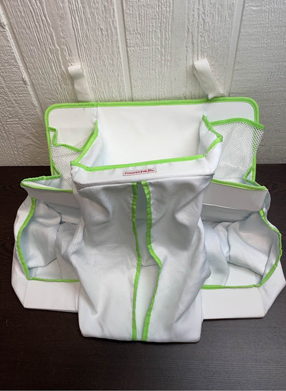  Munchkin Hanging Diaper Caddy, White And Green