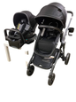  Evenflo Pivot Xpand Modular Travel System Stroller, 2022, Ayrshire Black