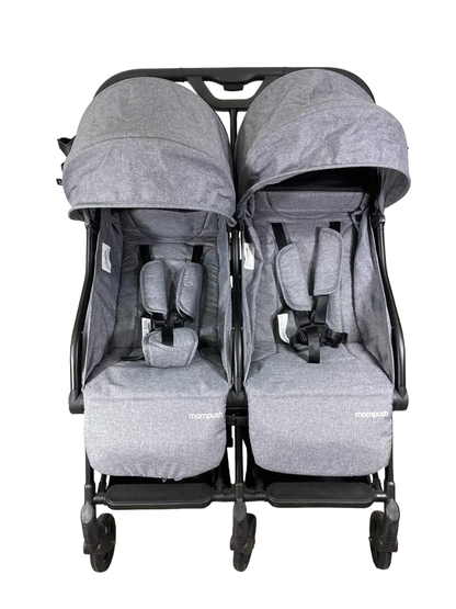  Mompush Lithe Double Stroller, 2021, Grey